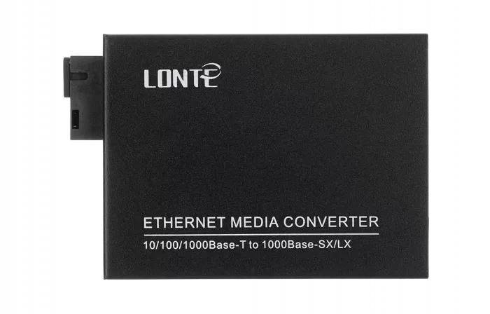 Медиаконвертер 10/100/1000M, Tx1550/Rx1310 20km, RJ45 SC