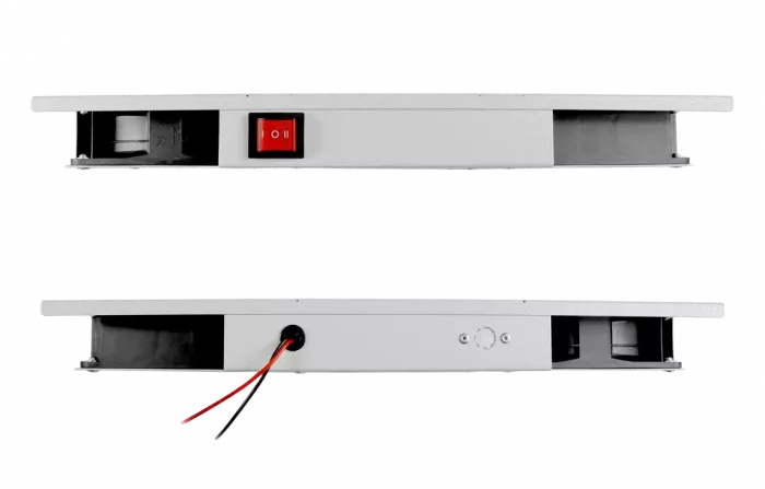 Вентиляторный модуль потолочный, 3 вентилятора с термодатчиком без шнура питания 35С ВМ-3П 48В ССД