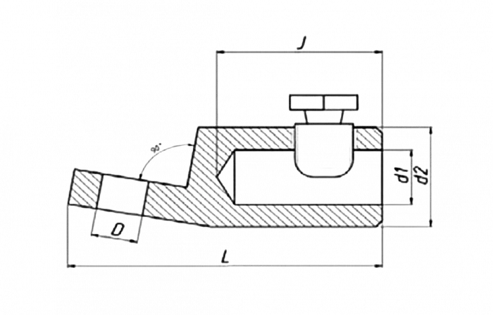 Наконечник болтовой НБ-0 (16-25 мм2)