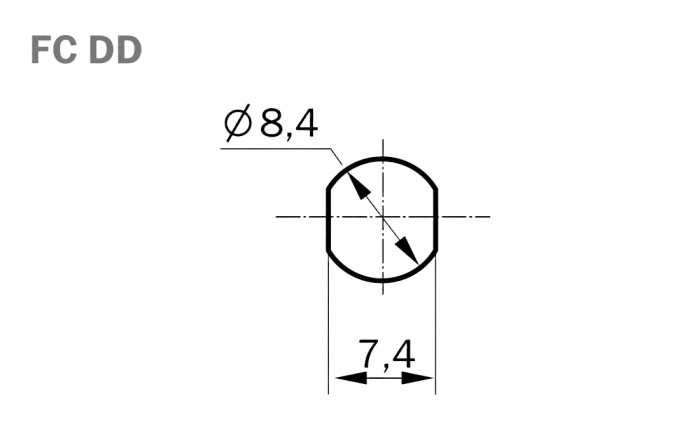 Адаптер FC/APC SM DD тип Huber+Suhner FCPC-FCPC-C600