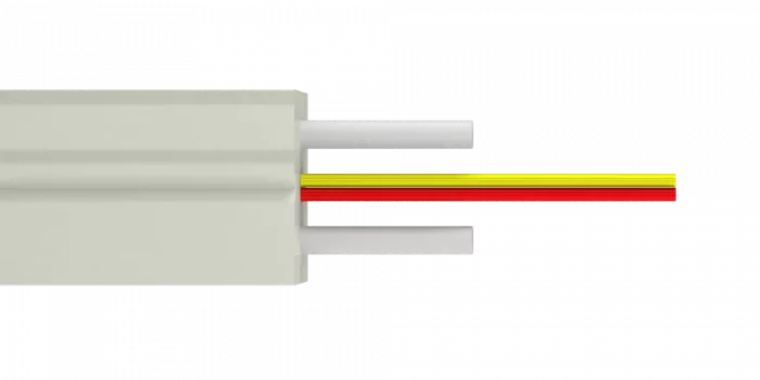 Кабель оптический абонентский ОК-СМС-Л-нг(А)-HF-1XG657A2 ССД белый