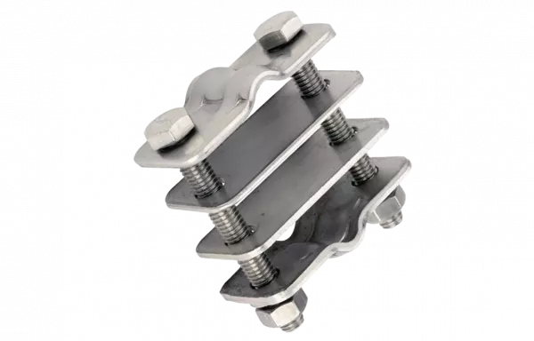 ZANDZ ZZ-202-001 Зажим к молниеприёмнику для токоотводов (нержавеющая сталь)