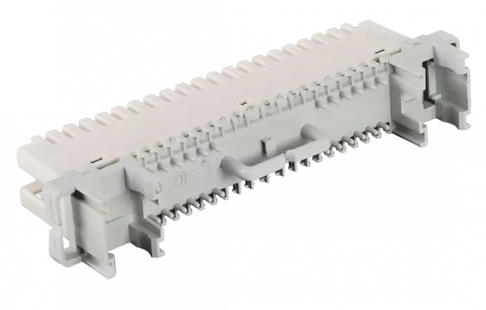 Плинт универсальный ПВТ-10Р-5е, 10 пар размыкаемые контакты 0...9
