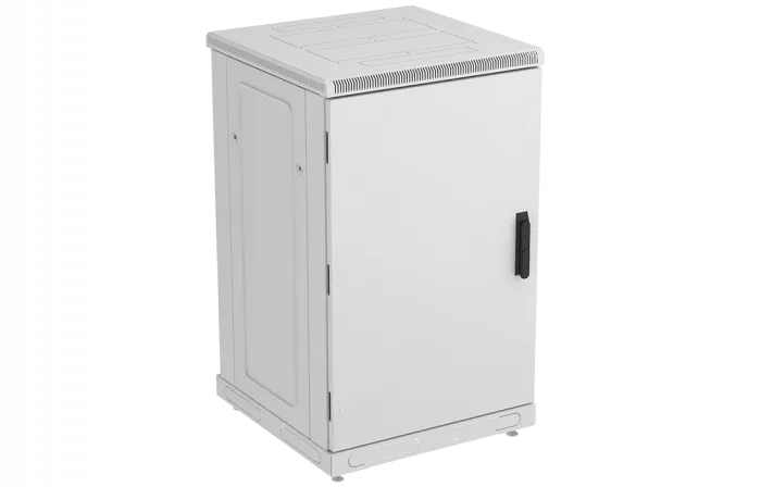Шкаф телекоммуникационный напольный 19",18U(600x1000), ШТ-НП-18U-600-1000-М, передняя дверь металл ССД