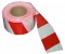 ЛО Лента оградительная штриховая 75мм 250м "Зебра", красно-белая