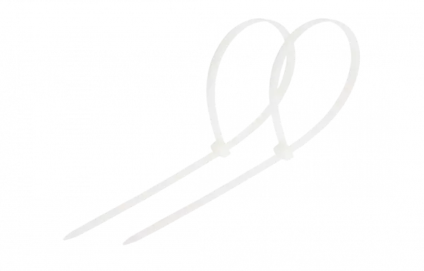 07-0400-8 Хомут-стяжка кабельная нейлоновая REXANT 400 x7,6 мм, белая, упаковка 100 шт.