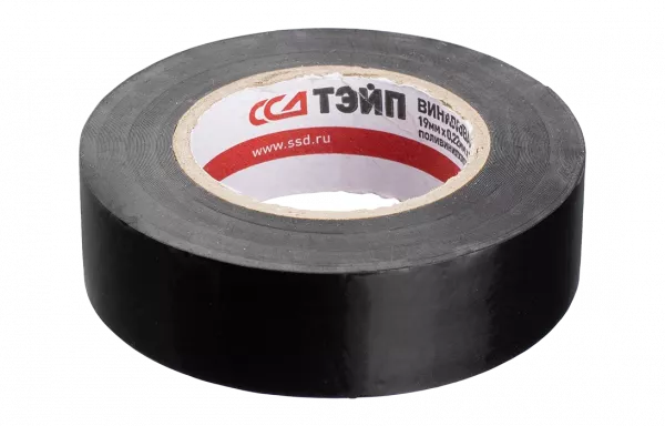 Лента виниловая ЛВ-1 ССД-ТЭЙП 19мм х 0,22мм х 10,8м