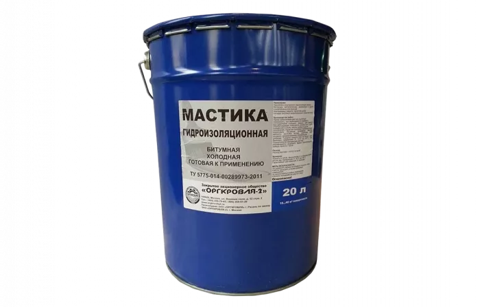 Мастика битумно-полимерная гидроизоляционная (20 л) Мастика битумно-полимерная гидроизоляционная (20 л)