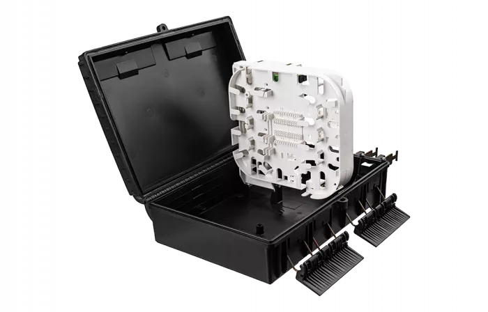 Муфта-кросс оптическая МКО-П3/СМ5-1PLC8-SC/APC-20SC-9SC/APC -1SC/APC ССД