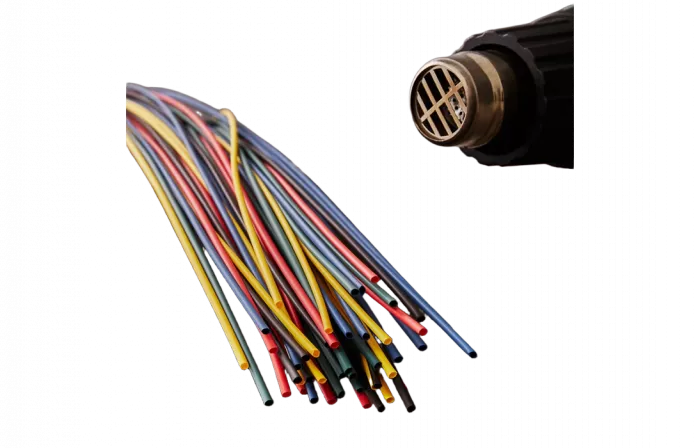 29-0151 Набор термоусадочной трубки REXANT 2,0/1,0 мм, пять цветов, упаковка 50 шт. по 1 м