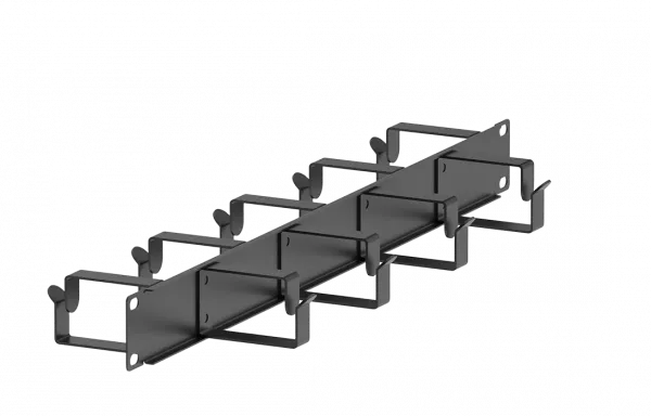 Органайзер кабельный горизонтальный двусторонний 19"  ОКГД-19"-1U