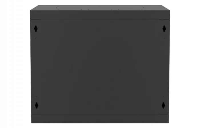 Шкаф телекоммуникационный настенный разборный черный 19”,9U(600x350), ШТ-НСр-9U-600-350-П-Ч дверь перфорированная ССД