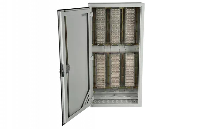 Шкаф ШРН-В/1200-Р, 1200 пар, плинты ПВТ-10Р-5е ССД