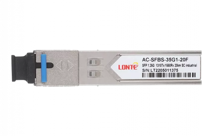 Модуль SFP WDM 1.25G Tx1310/Rx1550 20km SC DDM Industrial