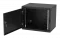Шкаф телекоммуникационный настенный разборный черный 19”,9U(600x350), ШТ-НСр-9U-600-350-М-Ч дверь металл ССД