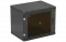 Шкаф телекоммуникационный настенный разборный черный 19”,9U(600x350), ШТ-НСр-9U-600-350-С-Ч дверь стекло ССД