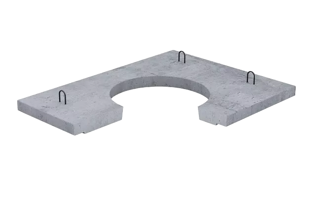 Плита перекрытия колодца ККСр-1-10(80) (В25)