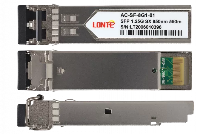 Оптический трансивер SFP 1.25G 850nm 550m LC MMF DDM