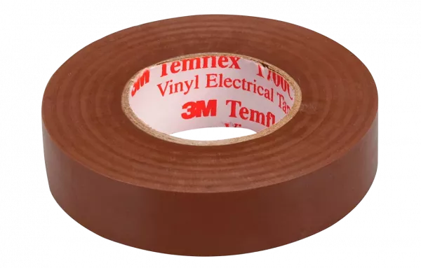 7100080348 Temflex 1300, коричневая, универсальная изоляционная лента, 19мм х 20м х 0,13мм
