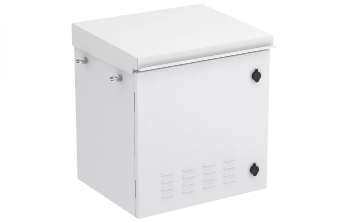 Шкаф климатический  навесной ШКТ-НВ-2-12U-600-600 с крышей