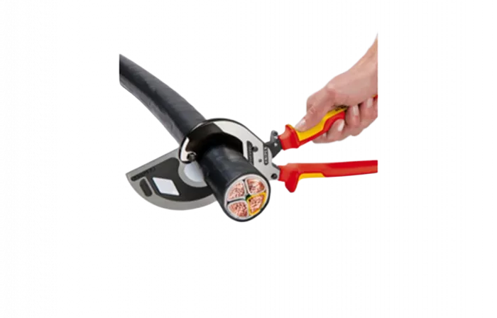 KN-9536320	Кабелерез с трещоткой VDE, Ø 60 мм (600 мм², MCM 1200), длина 320 мм