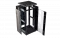 Шкаф телекоммуникационный напольный 19", 24U(600x1000), ШТ-НП-М-24U-600-1000-С-Ч, передняя дверь стекло, черный ССД