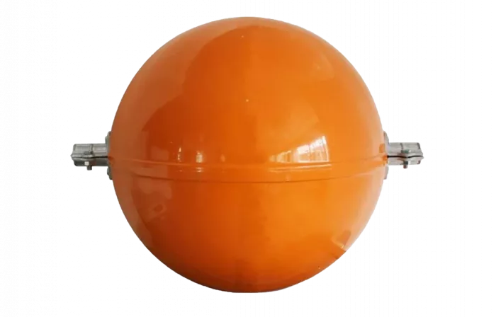 ШМ-ИМАГ-800-15,4-О - сигнальный шар-маркер для ЛЭП,15,4 мм, 800 мм, оранжевый