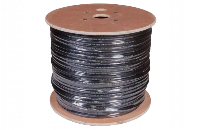 01-0144 Кабель витая пара REXANT FTP 4PR 24AWG, CAT5e, наружный (OUTDOOR) + ТРОС*1 (бухта 305 м)