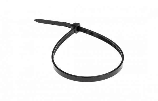 07-0201-5 Хомут-стяжка кабельная нейлоновая REXANT 200 x4,8 мм, черная, упаковка 100 шт.