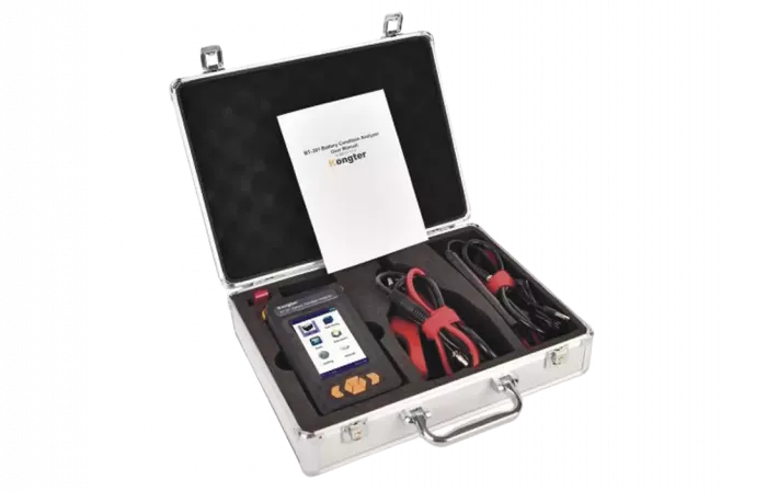 Kongter BT-301T - Тестер аккумуляторных батарей с зажимами типа крокодил