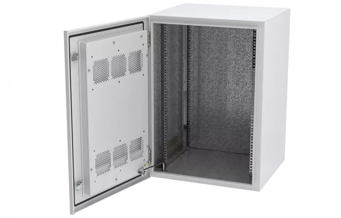 Шкаф климатический телекоммуникационный навесной 19",18U(600x650), ШКТ-НВ-18U-600-650