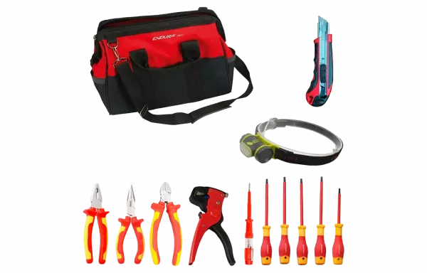 SK-16 B3 - набор изолированного инструмента электрика в сумке