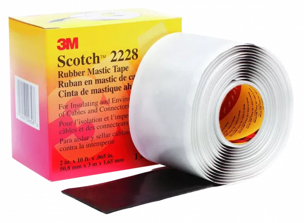 7000005986 Scotch 2228, резиново-мастичная электроизоляционная лента, 50мм х 3м