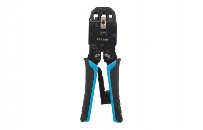 12-3442-1 Кримпер HT-200R ТАЙВАНЬ для обжима 10P10C, 8P8C, 6P6C, 4P4C REXANT