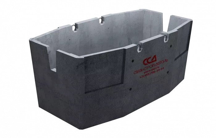 Колодец ККСр-4-10 ГЕК-ССД (В20) в двухслойной битумно-латексной гидроизоляции