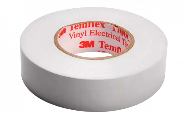 7100080344 Temflex 1300, белая, универсальная изоляционная лента, 19мм х 20м х0,13мм