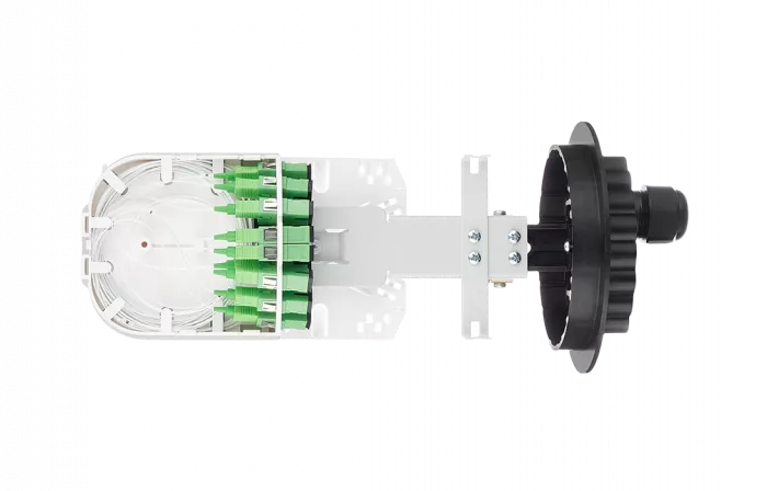 Муфта-кросс МКО-С6/СМ4-1PLC8-SC/APC-10SC-10SC/APC-1SC/APC ССД