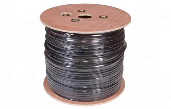 01-0046 REXANT Кабель витая пара UTP 4PR 24AWG, CAT5e наружный (OUTDOOR) + ТРОС*1 (бухта 305 м)