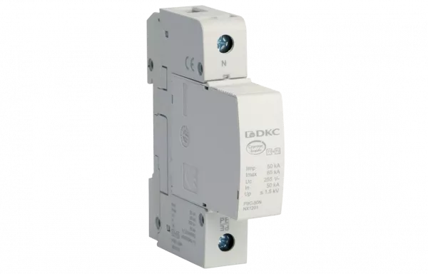 NX1213 УЗИП, класс I+II, 1-полюсный, N-PE, 50кА