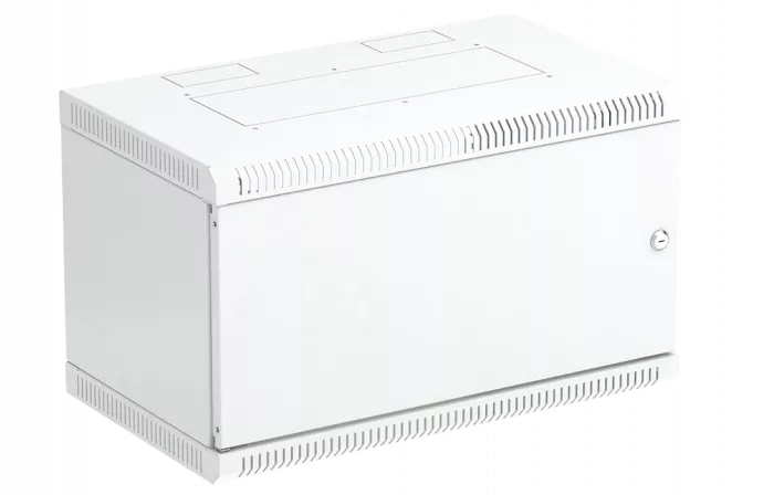 Шкаф телекоммуникационный настенный разборный 19”,6U(600x350), ШТ-НСр-6U-600-350-М дверь металл ССД