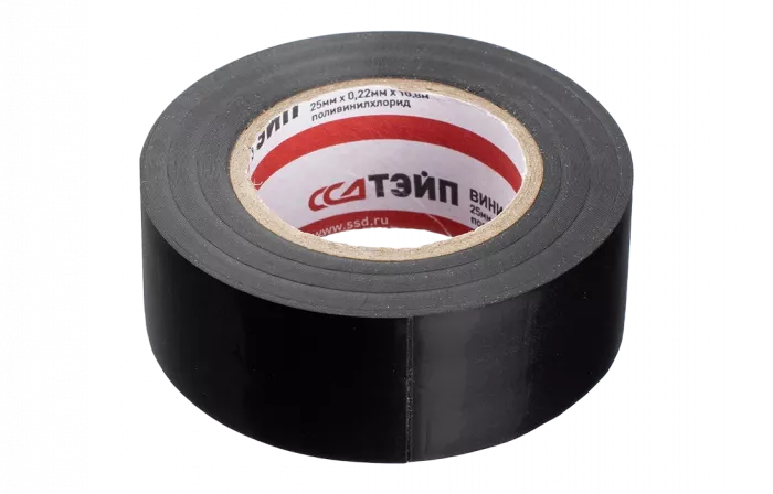 Лента виниловая ЛВ-3 ССД-ТЭЙП 25мм х 0,22мм х 10,8м