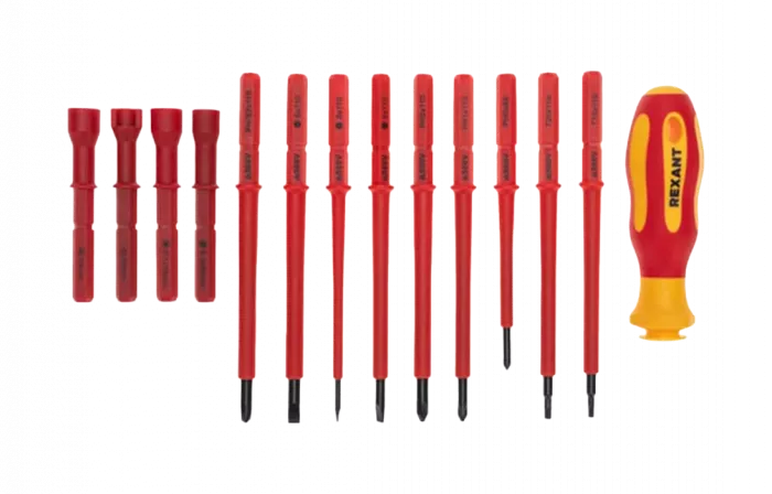 12-4773-3 Набор отверток диэлектрических, 14 предметов