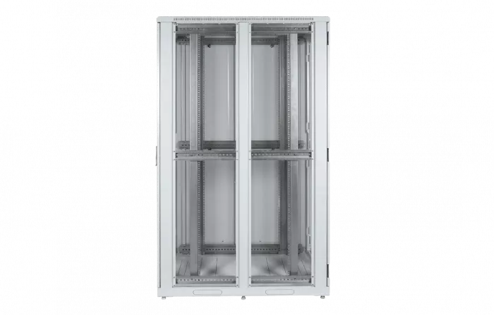 Шкаф телекоммуникационный напольный серверный 19",42U(800x1200) , ШТ-НП-С-42U-800-1200-ПП передняя,задняя двери перфорированные ССД