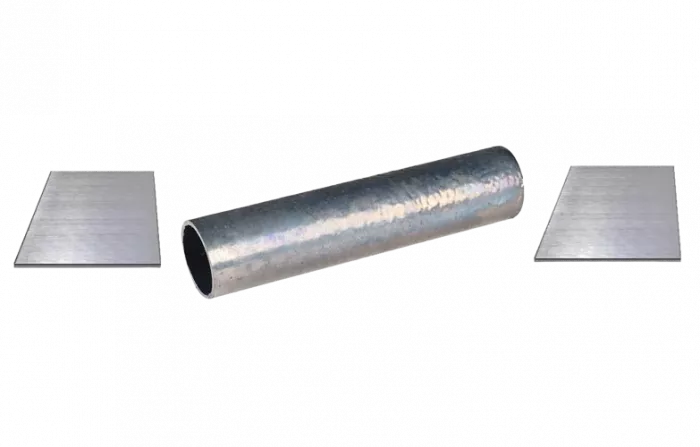 Муфта-труба св.65х360мм с 2-мя пластинами 98х60х3мм ССД