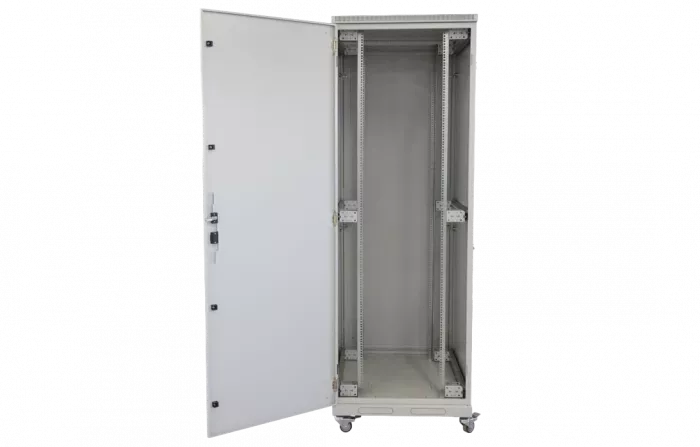 Шкаф телекоммуникационный напольный 19",33U(800x1000), ШТ-НП-33U-800-1000-М, передняя дверь металл ССД