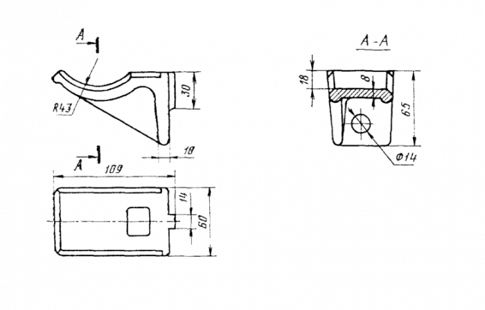Консоль ККЧ-1 чугунная ТУ 5297-023-27564371-01