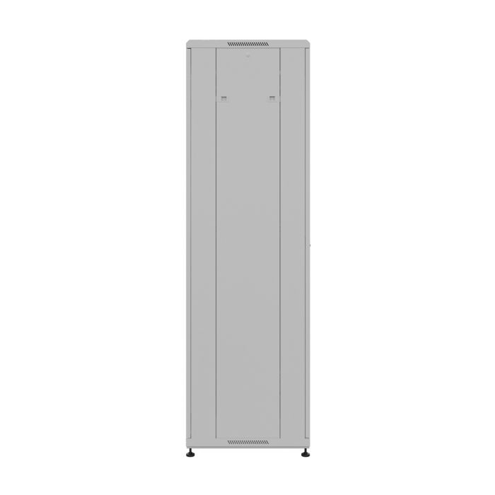 Шкаф напольный универсальный серверный NTSS R 32U 600х600мм, 4 профиля 19, двери перфорированная и сплошная металл, боковые стенки съемные, регулируемые опоры, разобранный, серый RAL 7035