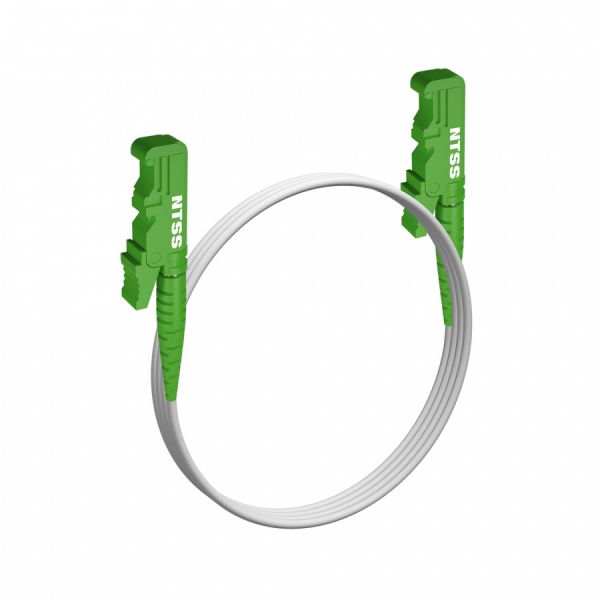 Шнур оптический NTSS spc E2000/APC-E2000/APC 9/125 G.657A1 3.0мм 1м LSZH (патч-корд)