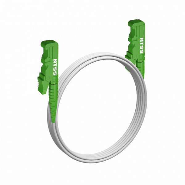 Шнур оптический NTSS spc E2000/APC-E2000/APC 9/125 G.657A1 3.0мм 3м LSZH (патч-корд)