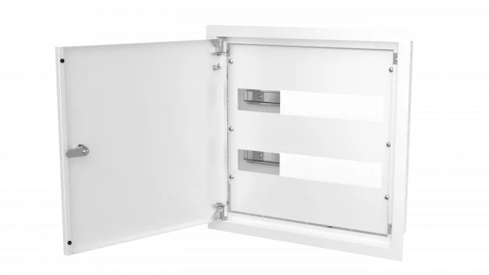 Шкаф распределительный вводной квартирный, встраиваемый (ЭОМ) ШРВ-К  пустой ССД